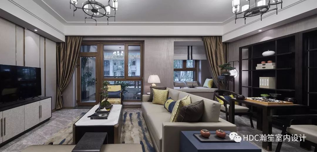 成都电建洺悦御府新中式样板间 | 古韵新生，雅致生活-7