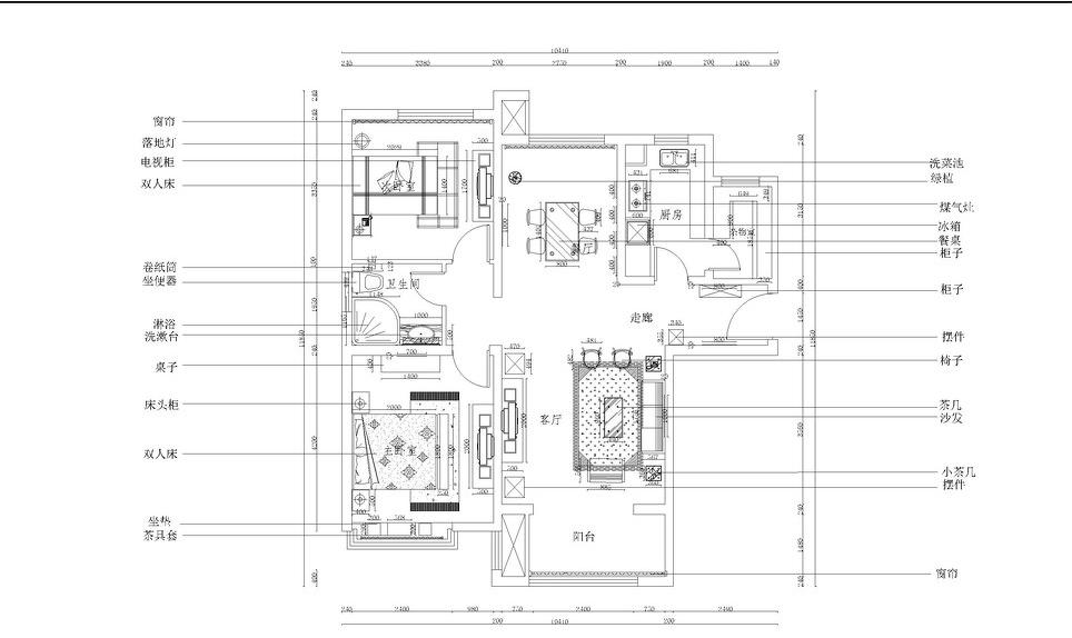 
紫林湾-109㎡-新中式 -6