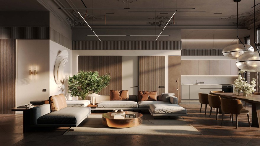 长角公寓丨俄罗斯莫斯科丨Anastasia Struchkova等-0