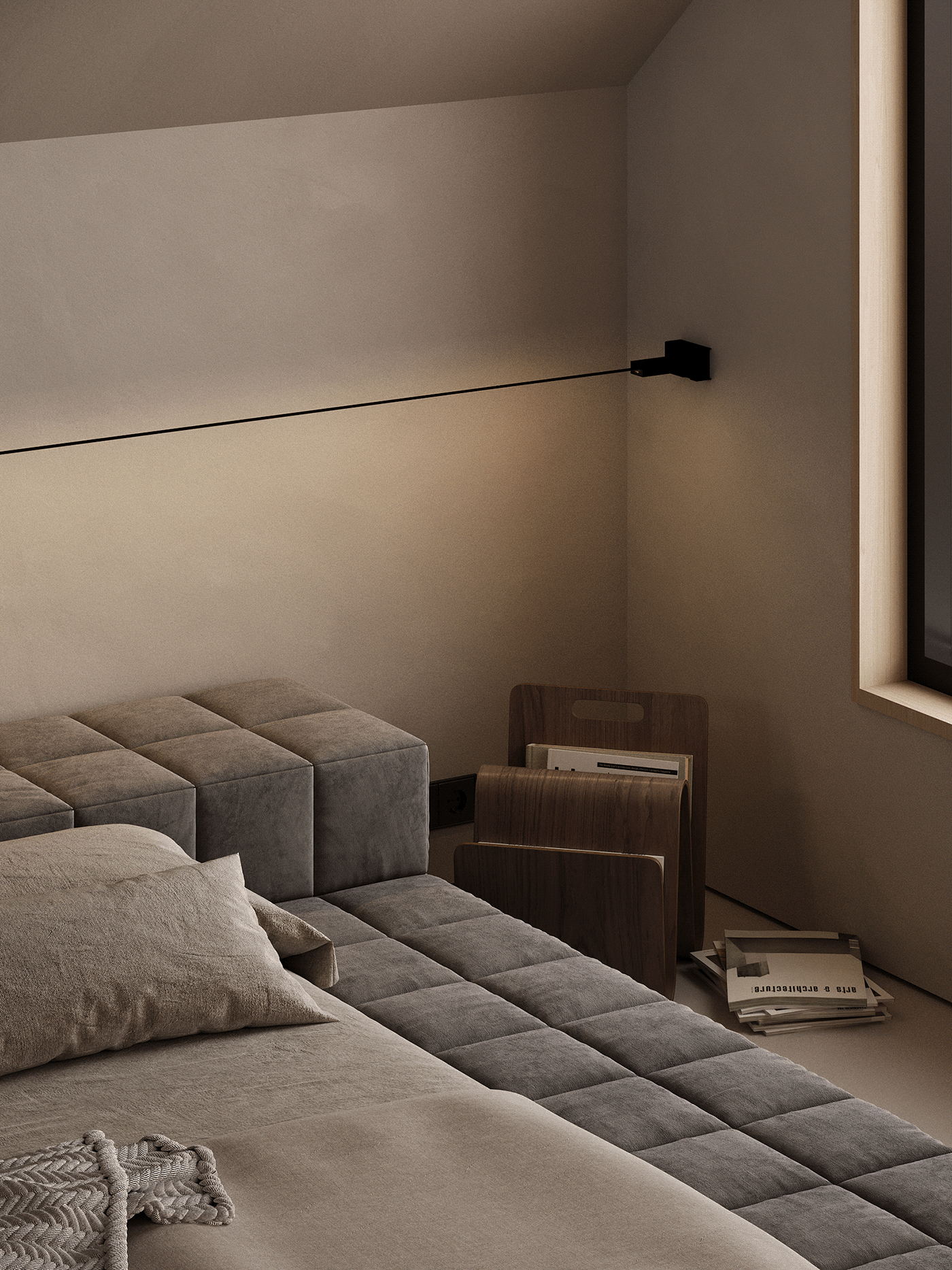 中性色系公寓设计 这也太高级了吧-21