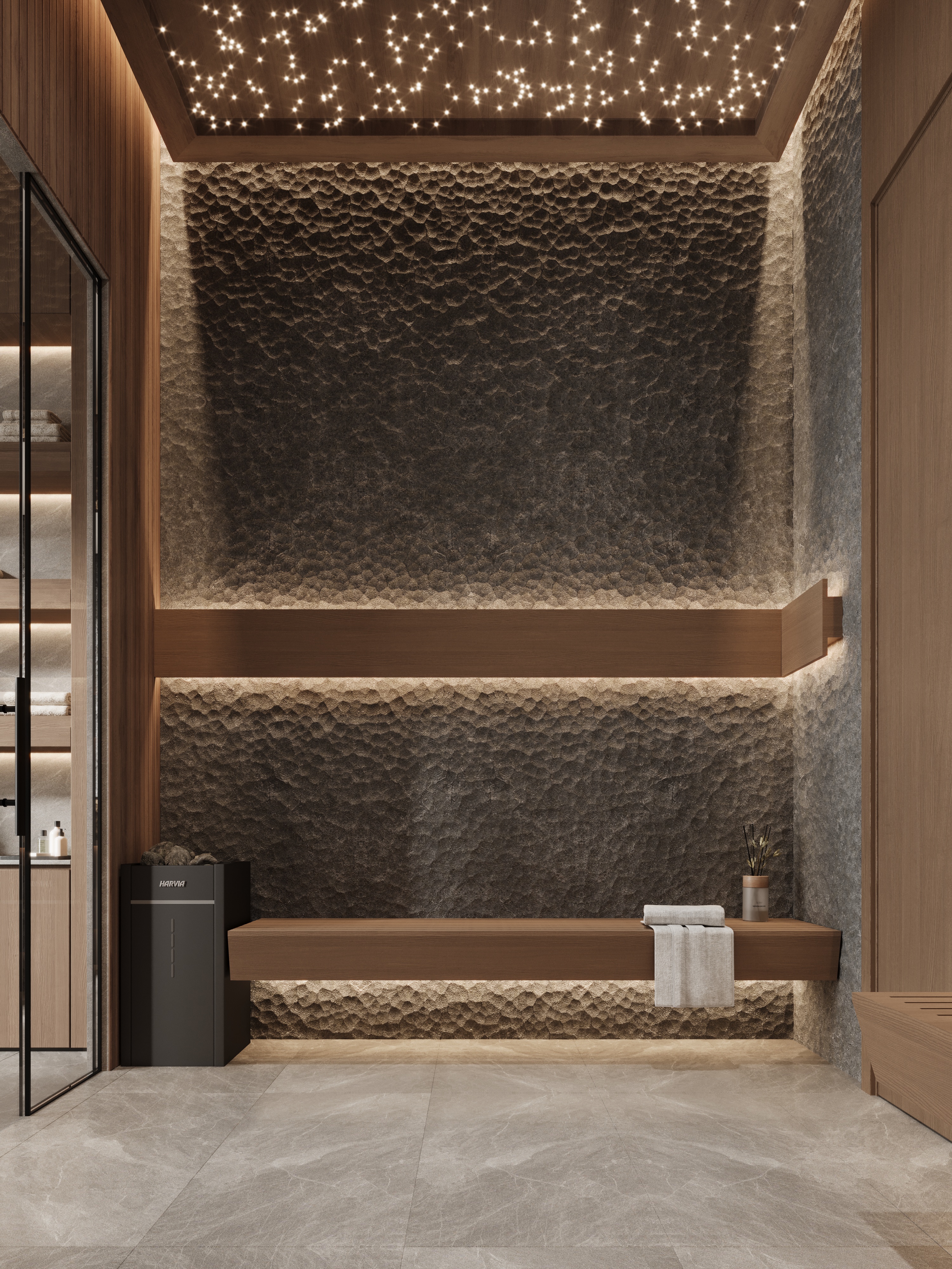 桑拿房与浴室丨沙特阿拉伯丨House of Jasmines-7