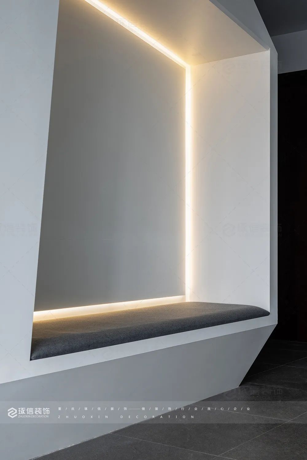 绿地樱园现代极简风住宅设计丨中国重庆丨重庆琢信装饰有限公司-29