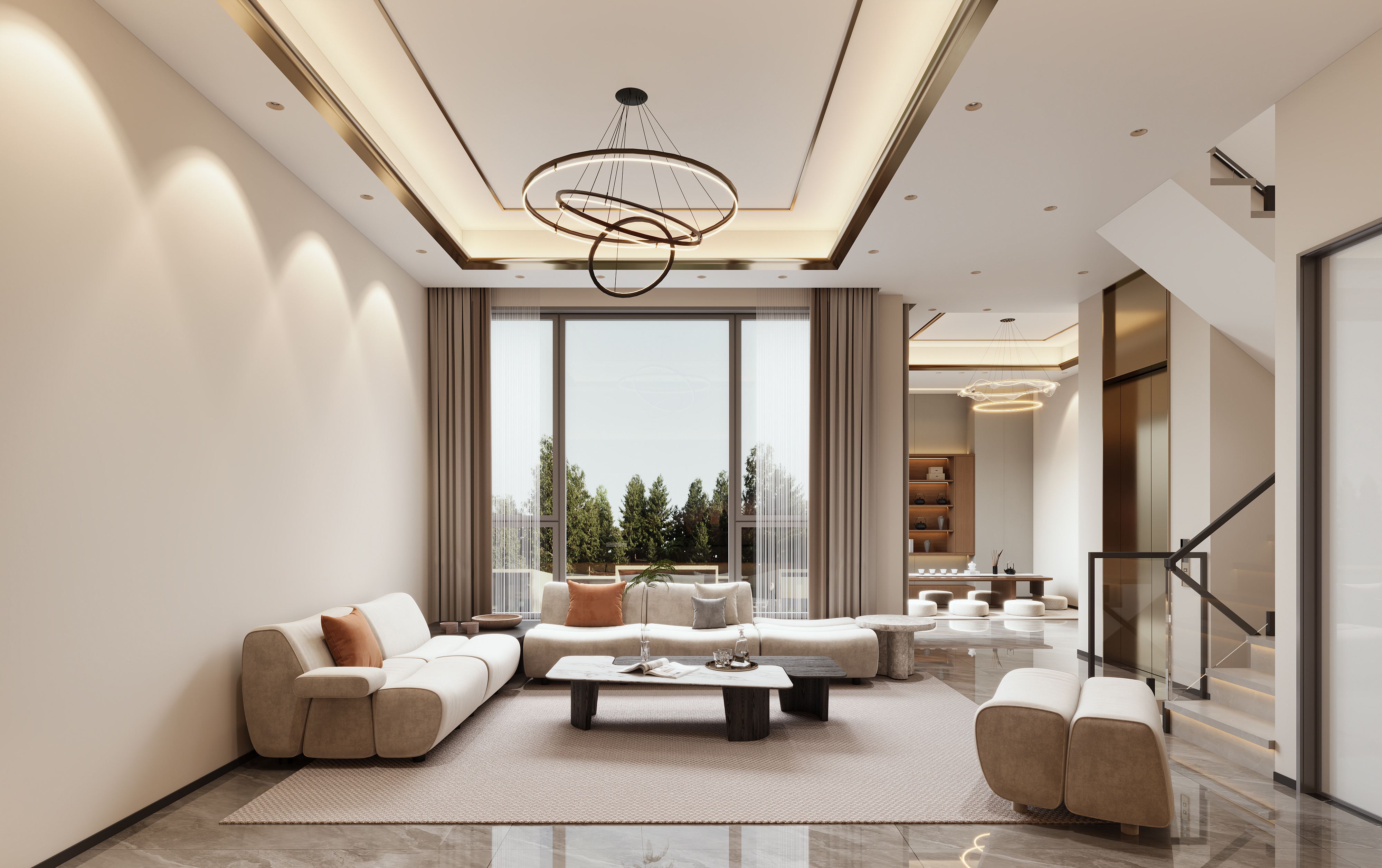 首创禧瑞阅府别墅公区设计-0