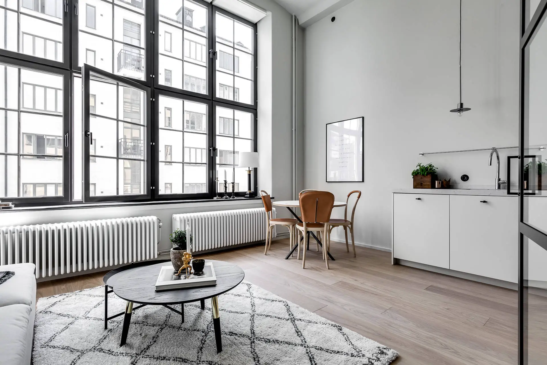 瑞典旧酿酒厂改造的挑高采光 Loft 公寓-5