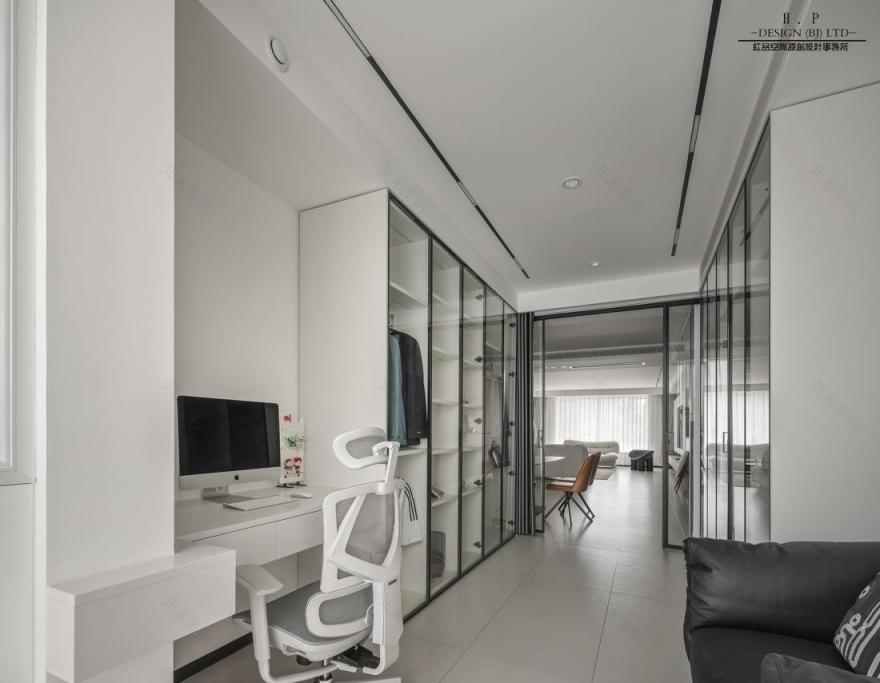 意式简约风二孩家庭的舒适美宅设计-30