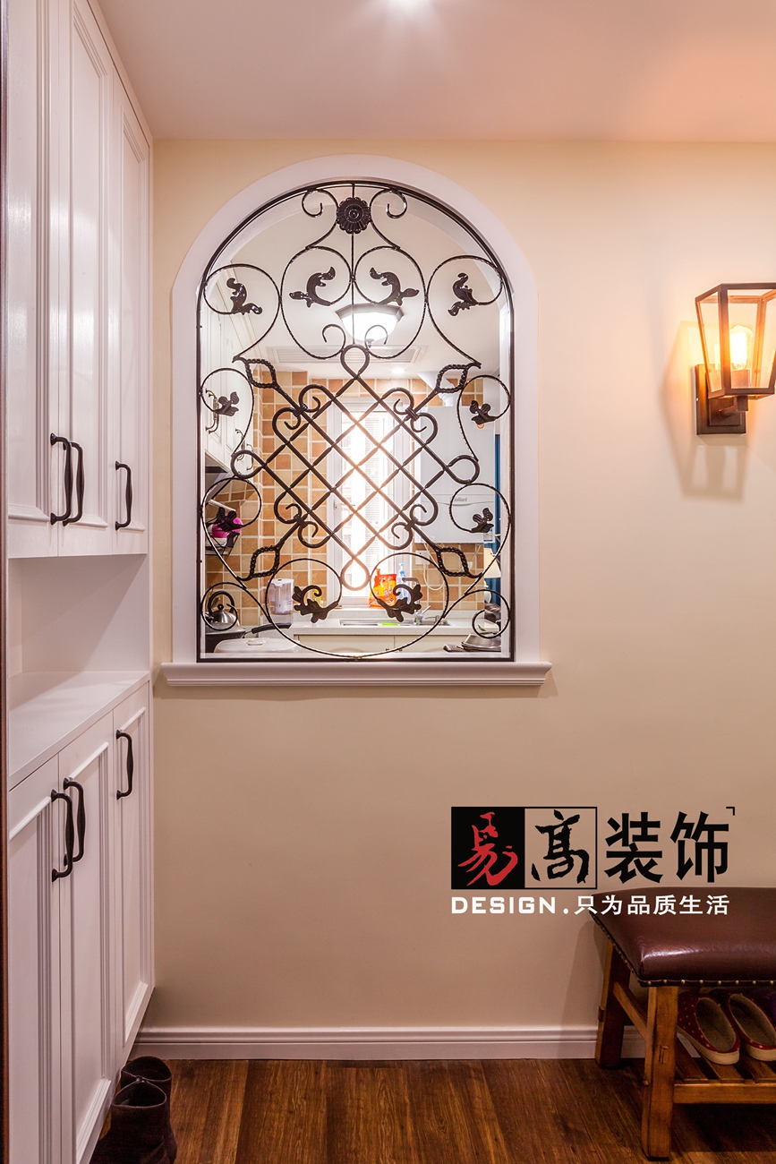 96 平米美式三室两厅，易高装饰打造不一样的空间-7