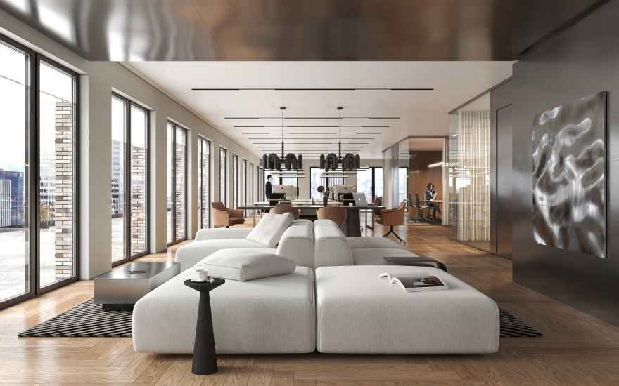 纽约开放式办公空间丨美国纽约丨Olha Shatkovska-6