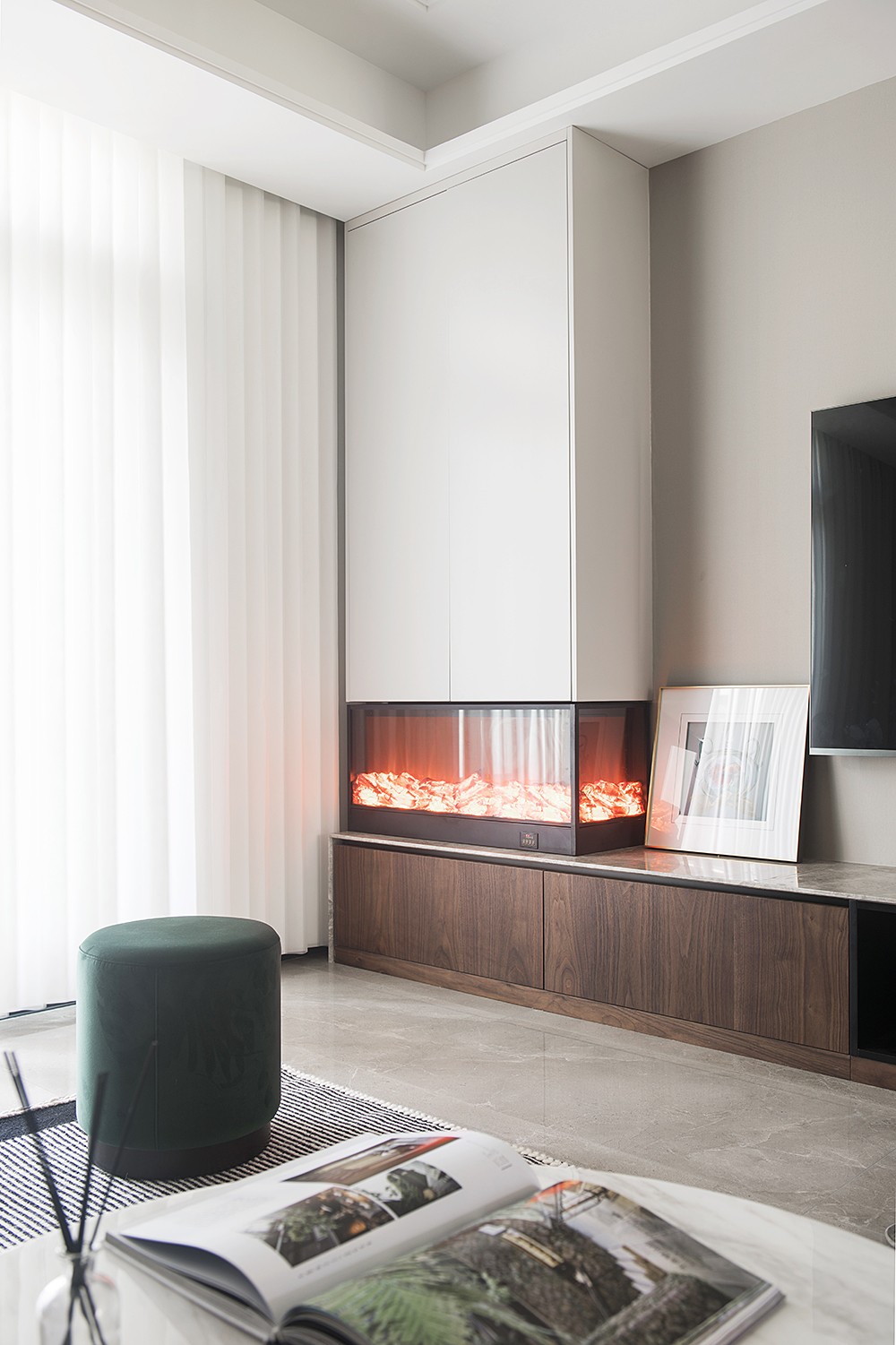 上海 160 平米大平层设计 | 素隐风格演绎舒适生活-7