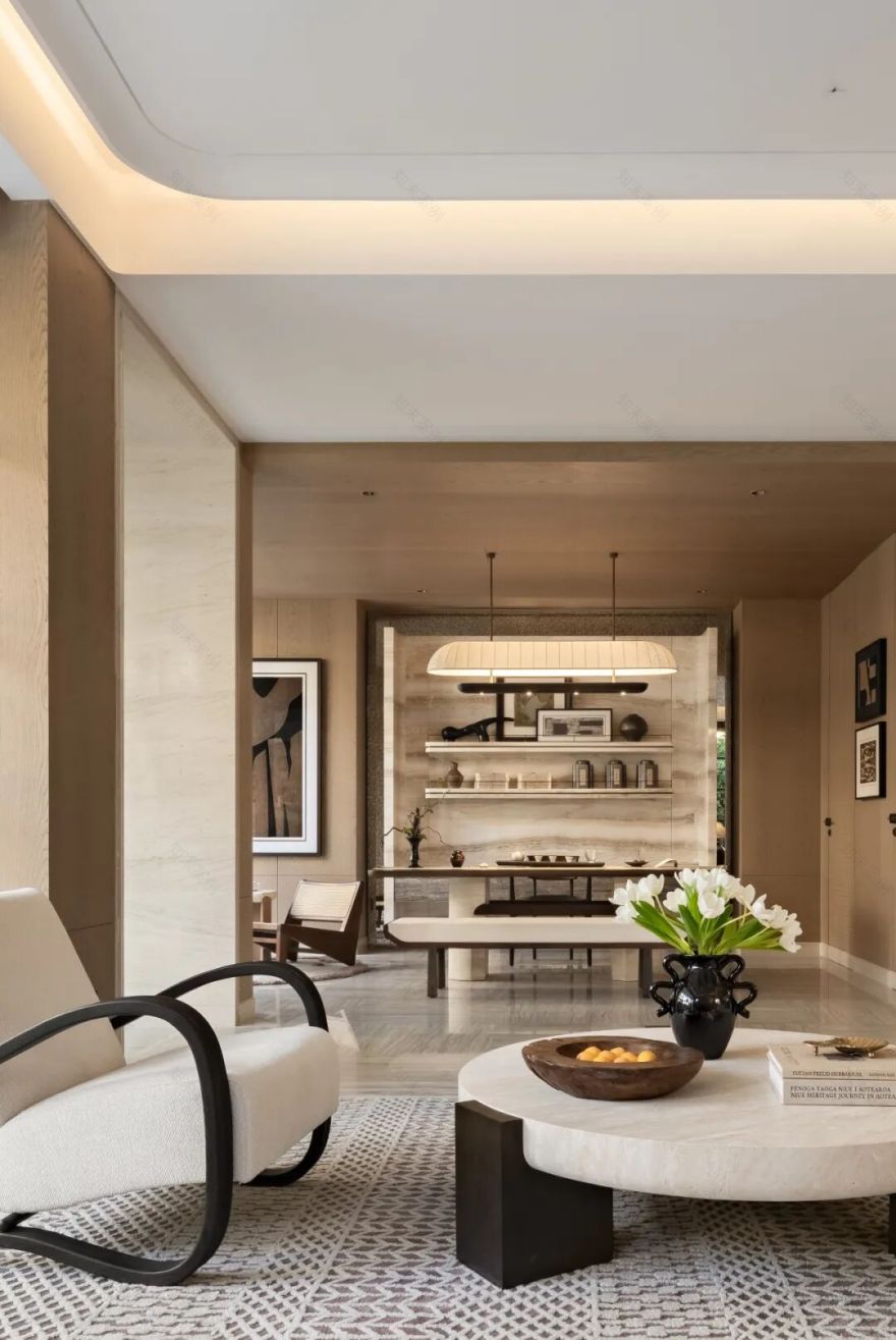 李益中x首发|老钱风奢宅范本一万科温州·璞拾云洲-21