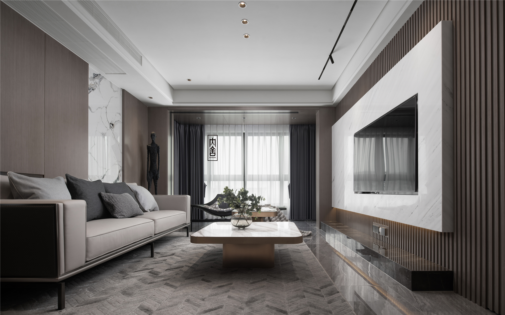 朝雨湿青木丨内舍整体软装-1