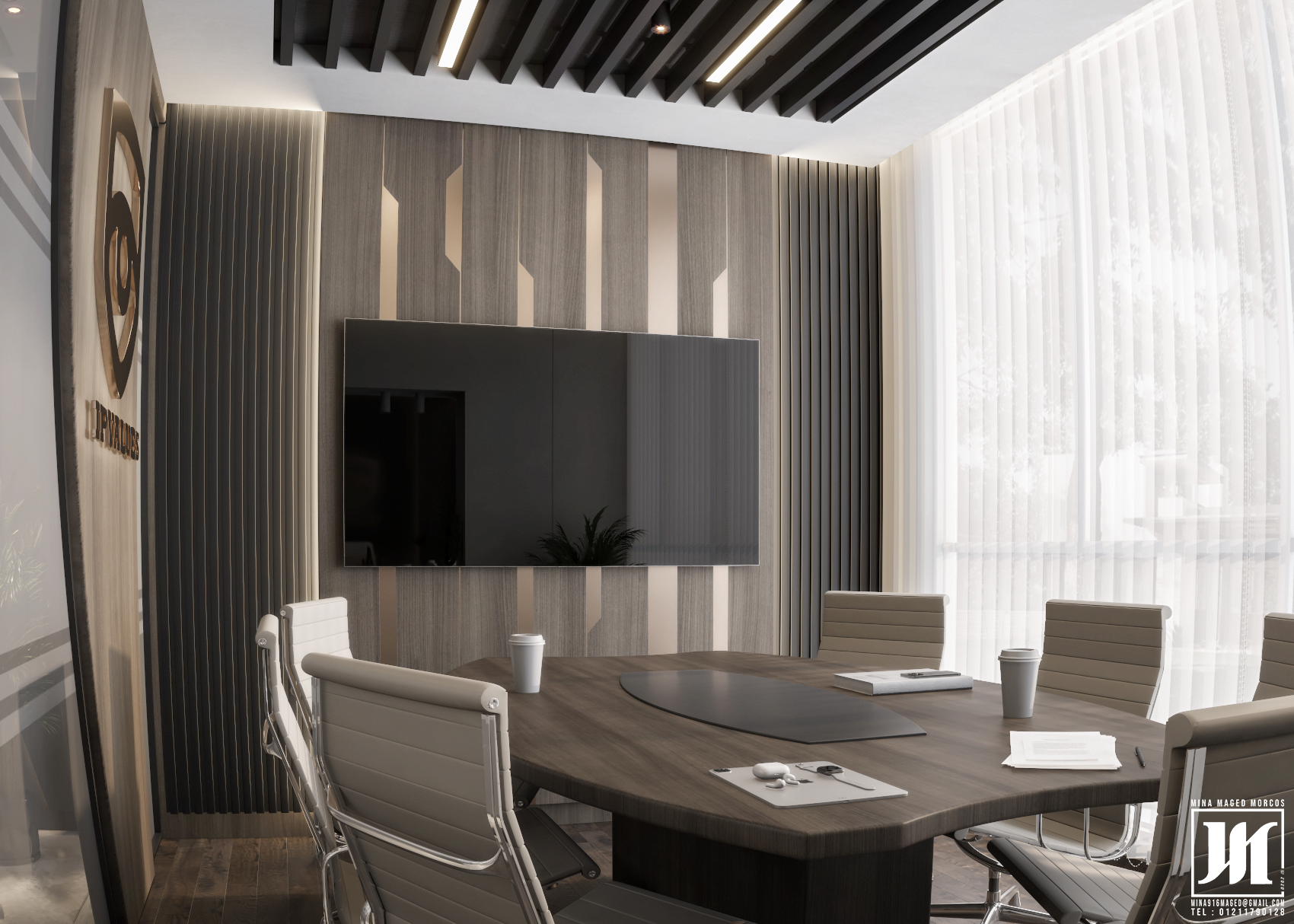 办公项目丨Arch. Mina Maged Morcos-7