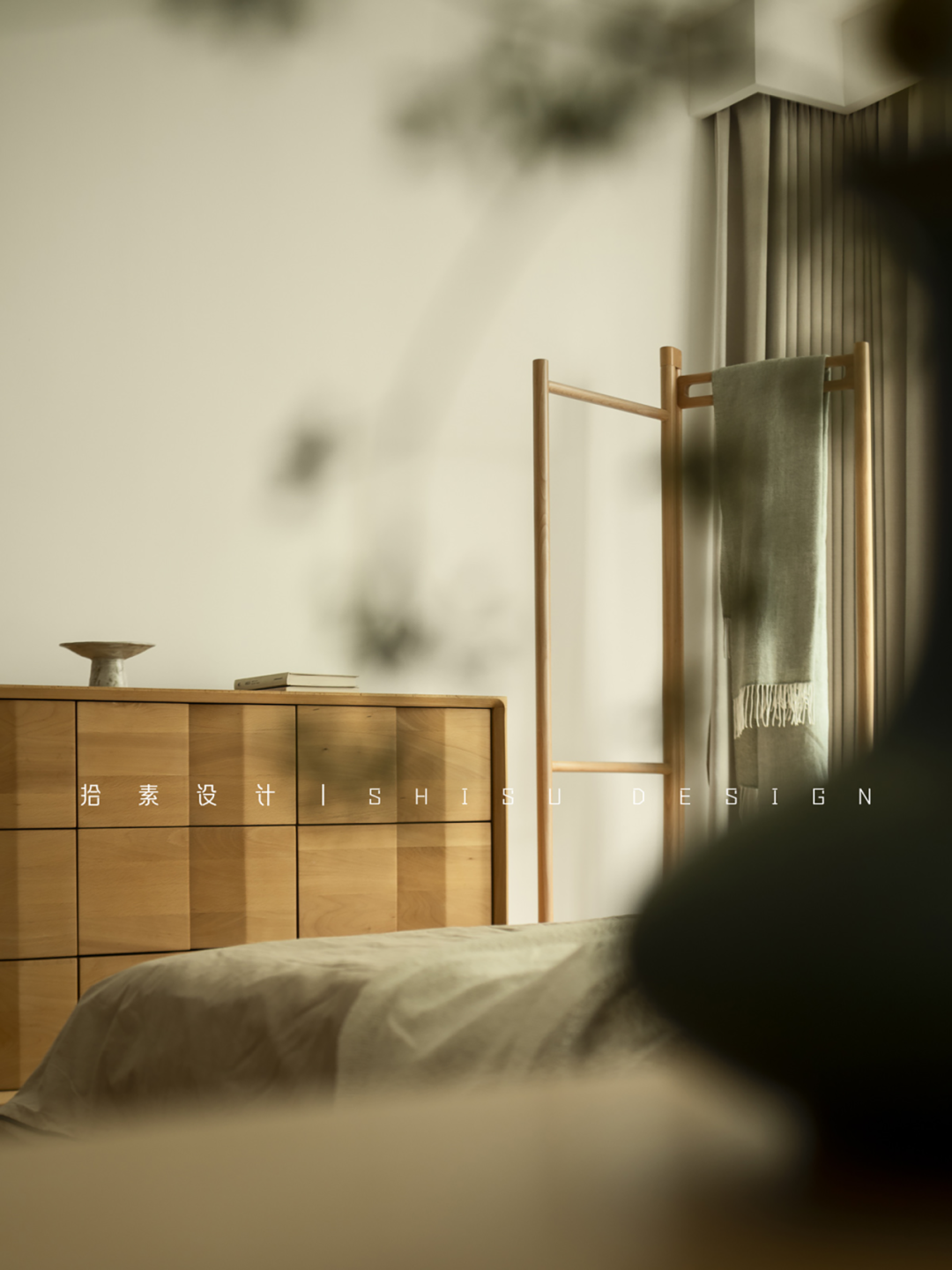 日式原木风平层设计丨拾素设计-57