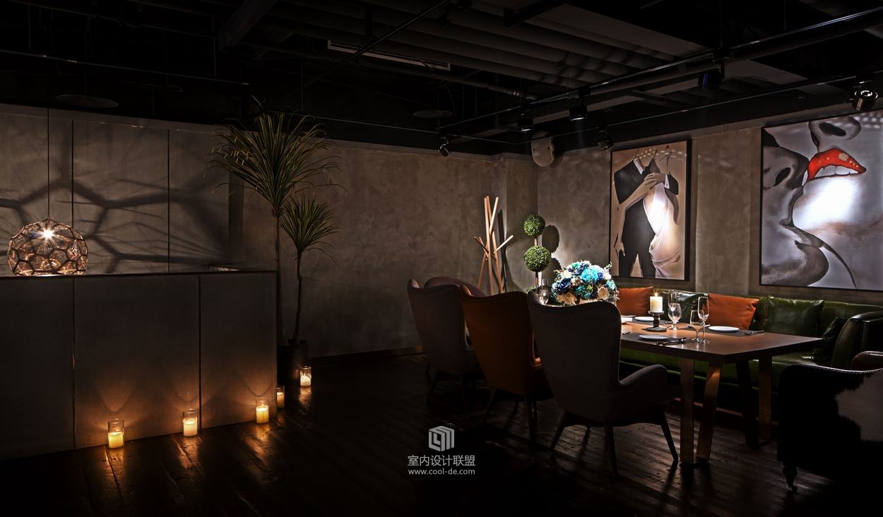 艾唯室内设计--重庆市ST.MOTi西餐厅餐饮空间-8