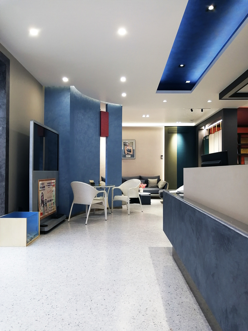 泰诗尔肌理壁膜旗舰店 | 色块构筑的肌理空间-4