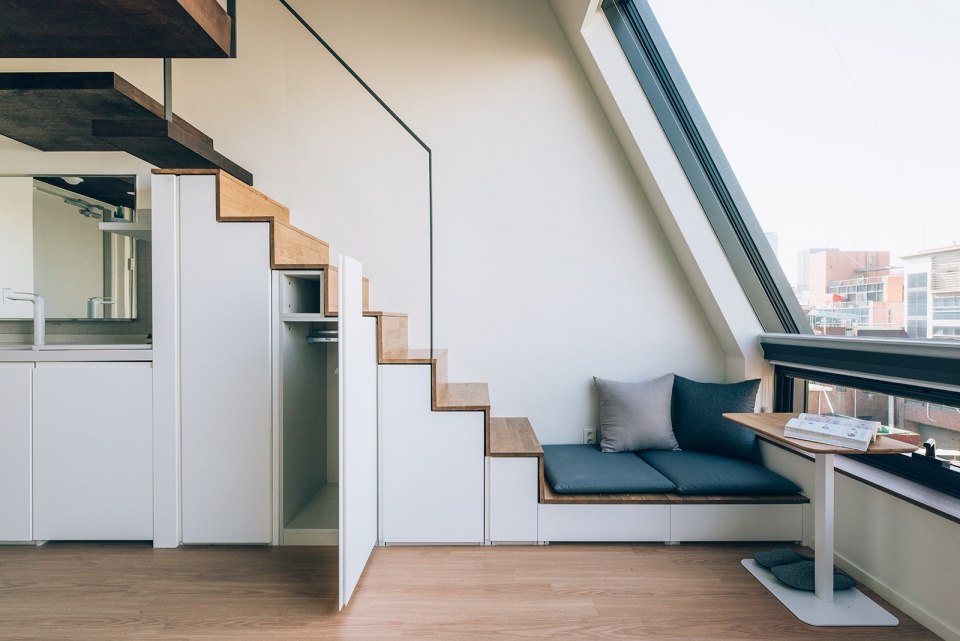 Treehouse 青年共享公寓丨韩国首尔丨Boda Architecture-40