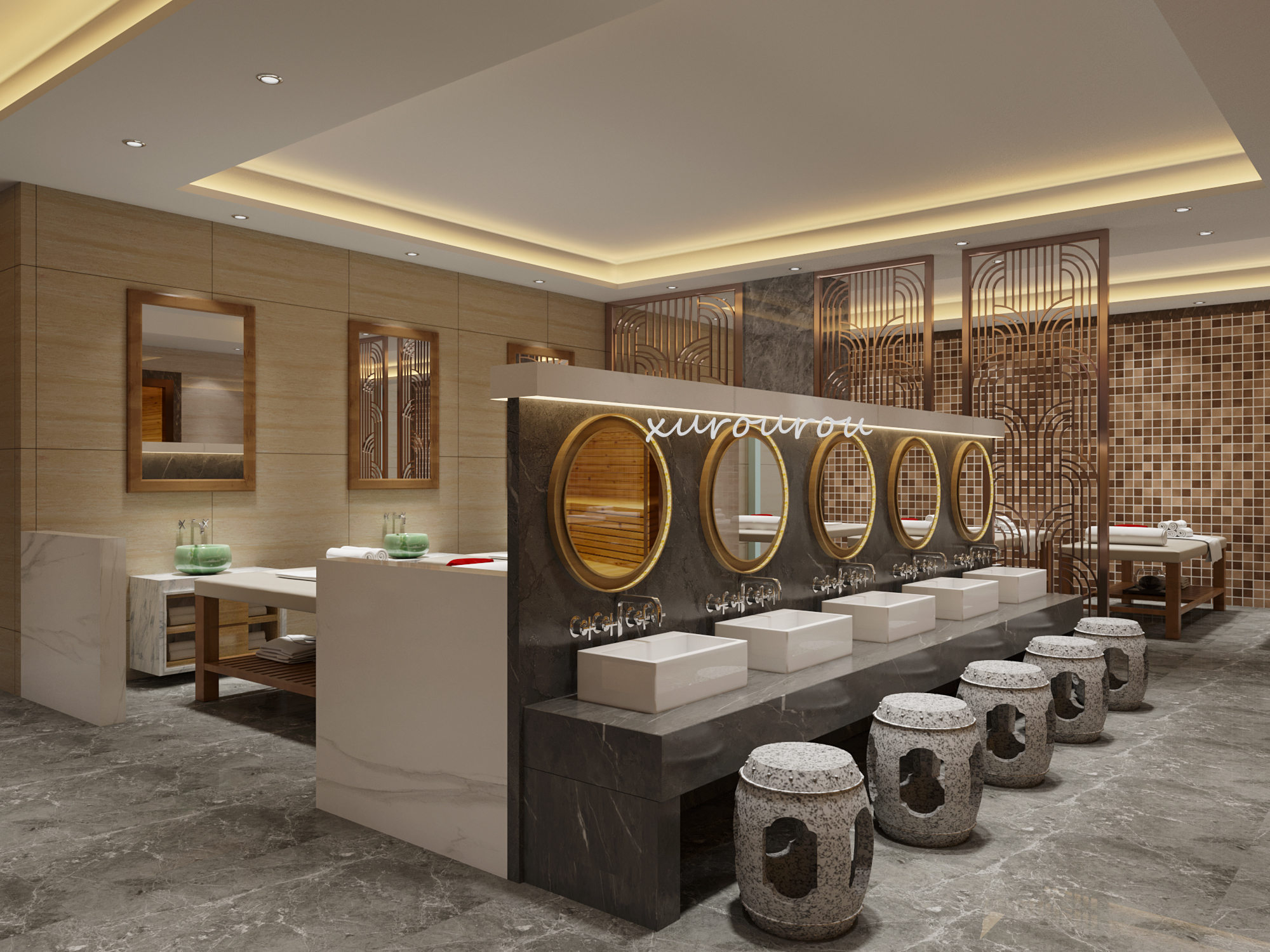 浴场工装设计丨星夜传图-19