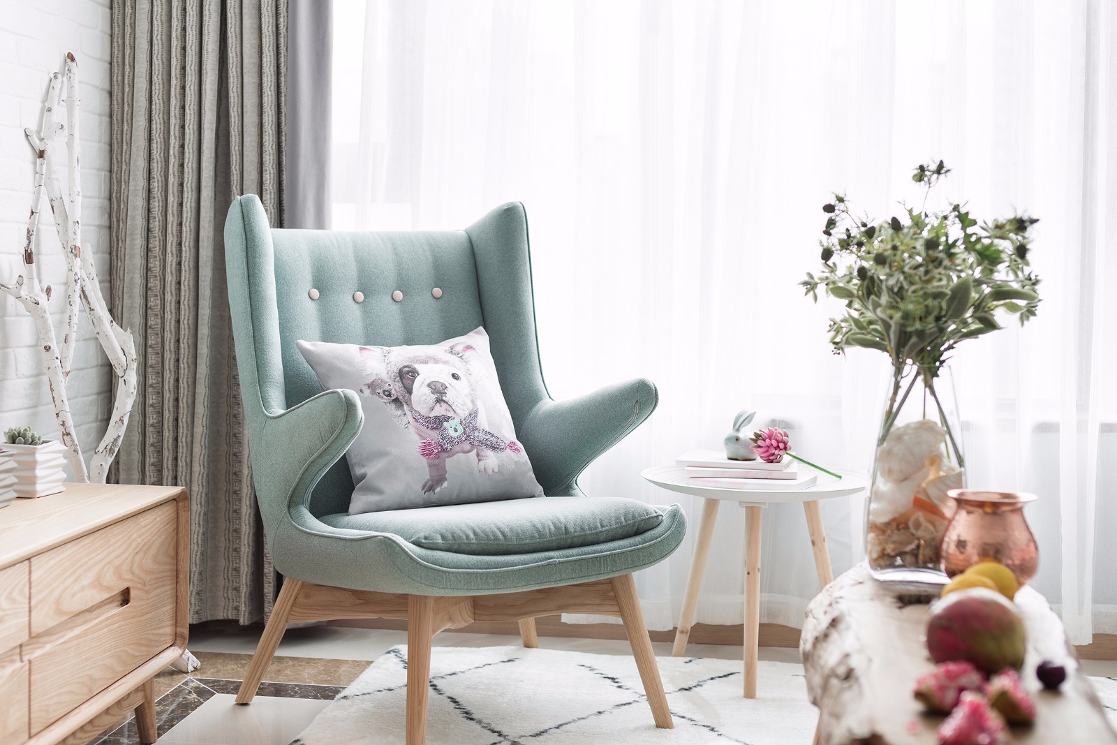 88㎡北欧风住宅  灰度空间-12