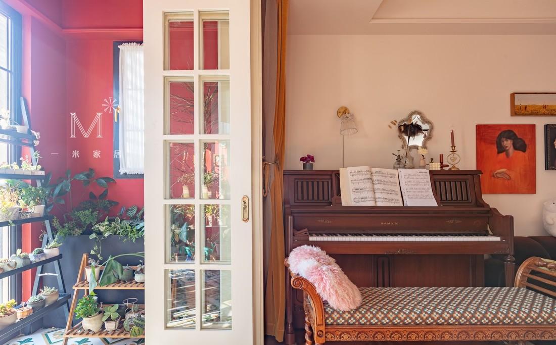 平层丨【一米家居】摩登与复古交织的旧时光-4