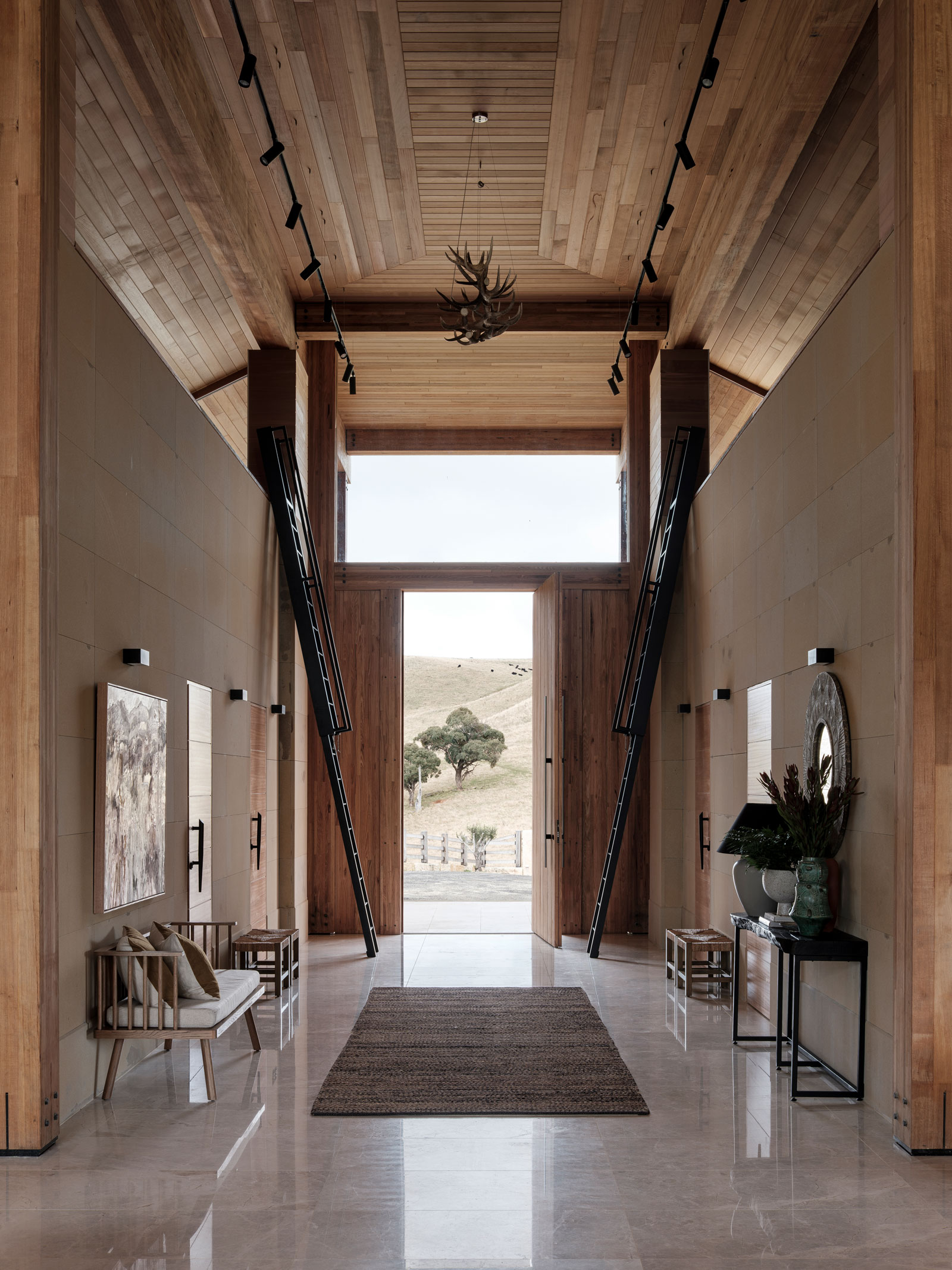 山丘景观中的豪华农舍丨澳大利亚丨Linda Habak Design-4