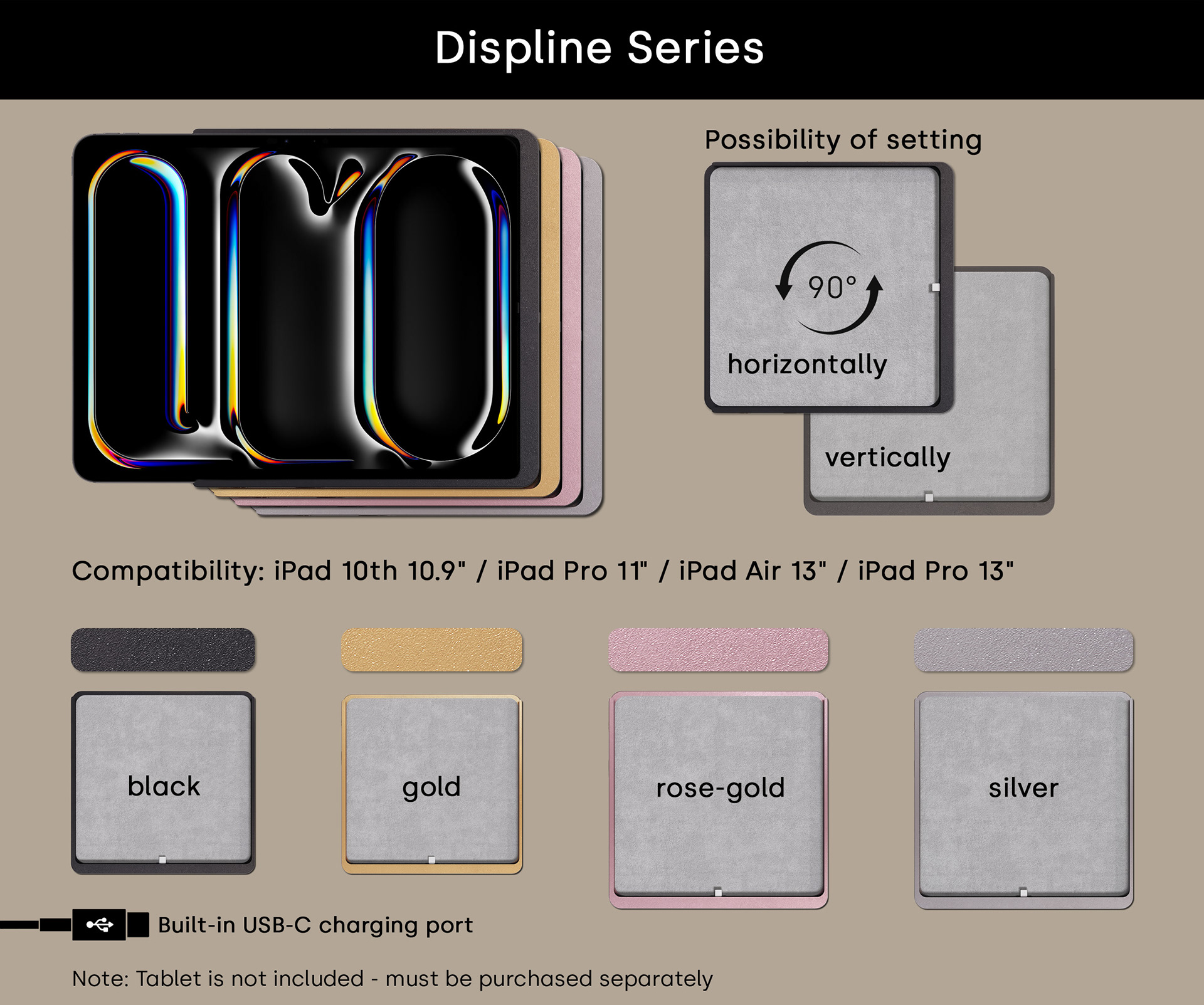 Displine tablet frame - marketplace set | Artforma-5