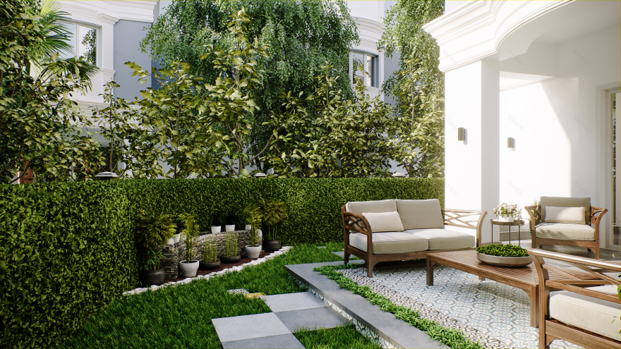 私人别墅 2 号·后院丨埃及开罗丨Perception Design Studio-9