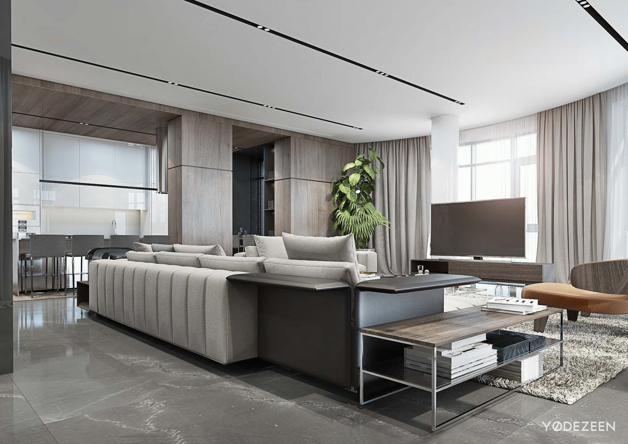 VERSATILEINTERIOR OF A SPACIOUS Yodezeen Architects-9