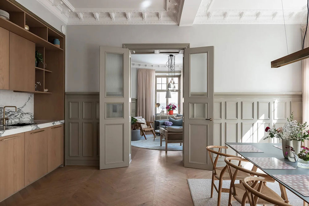 斯德哥尔摩现代经典公寓的优雅设计-11