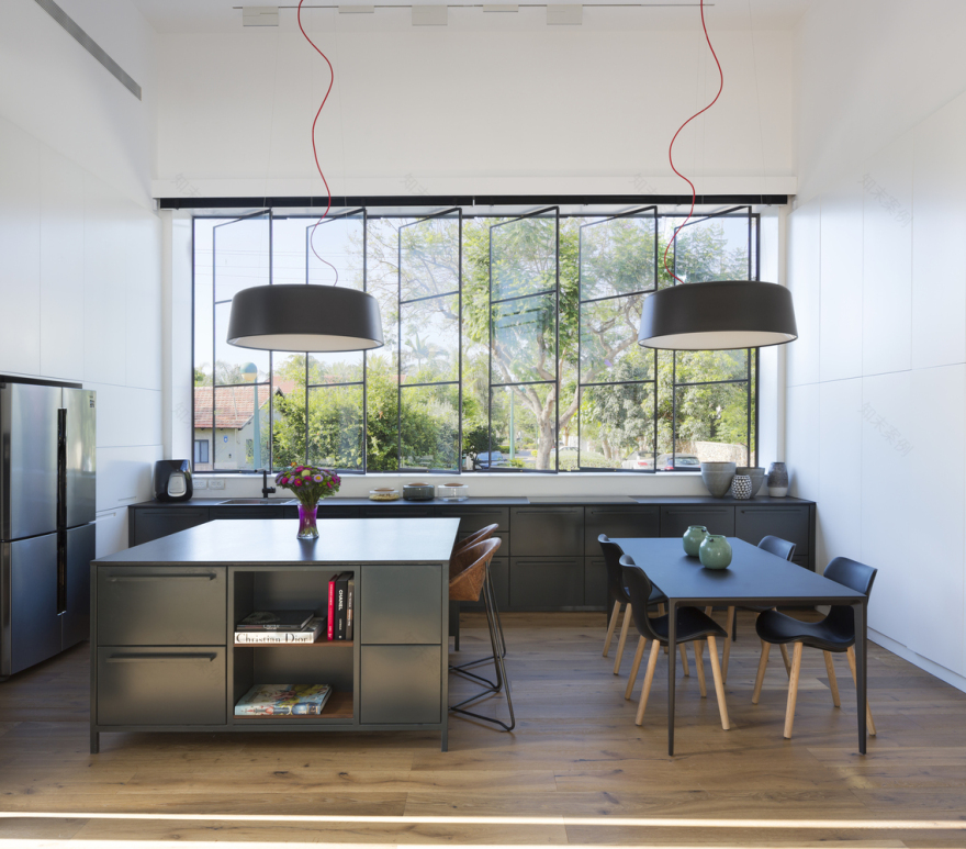 以色列水畔石山现代别墅-27