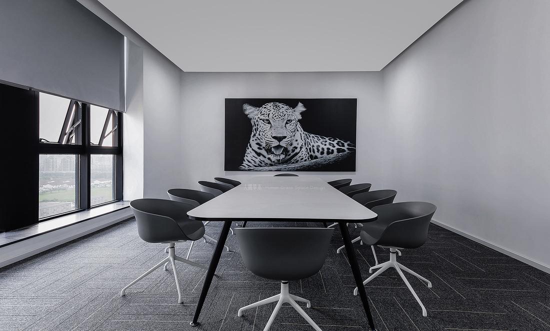 科技雅韵·简约办公空间设计-9