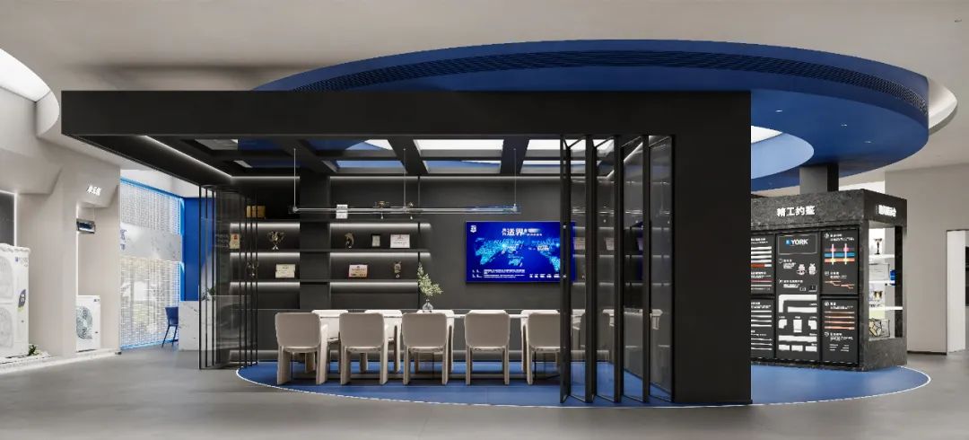 270m²约克 VRF 中央空调展厅丨中国南昌丨周笙笙全案设计工作室-23
