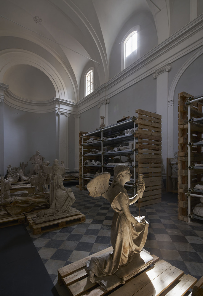 San Pellegrino Church Restoration and Outfitting of Plaster Deposits MICROSCAPE architecture urban design AA-55