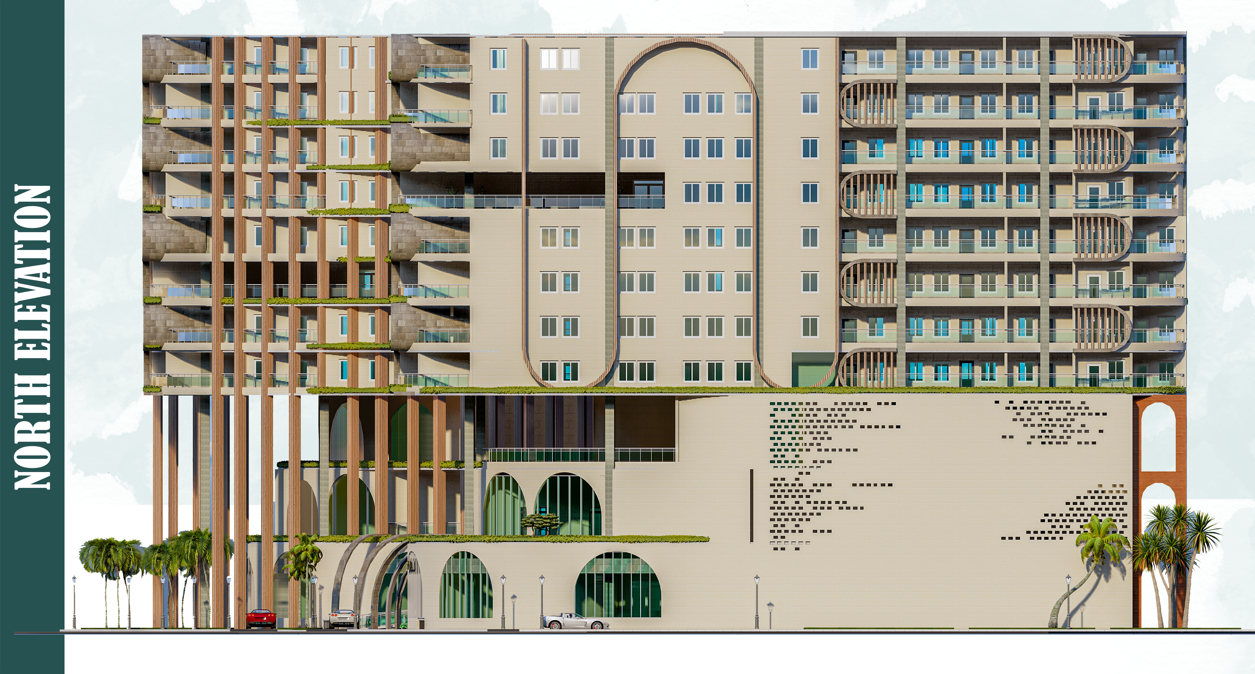 Mixed used commercial residential building project-12