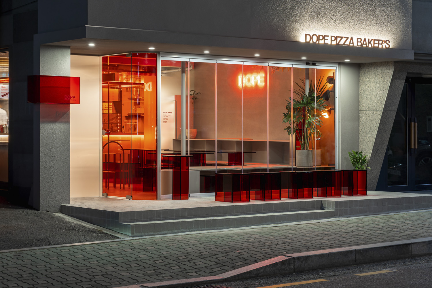 动感现代风 20 平米披萨店设计-10