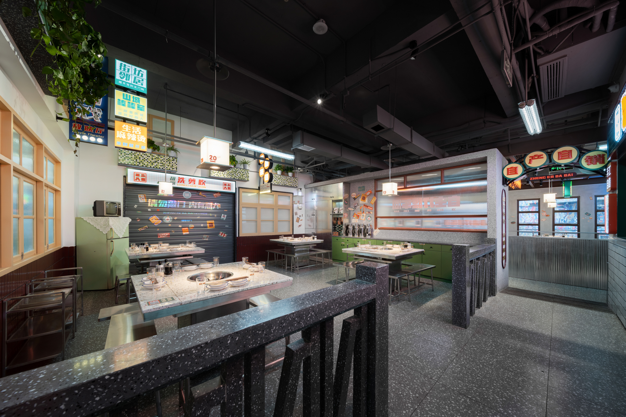 正二八百火锅店丨中国重庆丨重庆派派全案设计公司-50