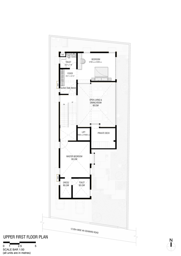 The Gully Home · 三层建筑中的垂直互联设计丨印度金奈丨ED+ Architecture-49