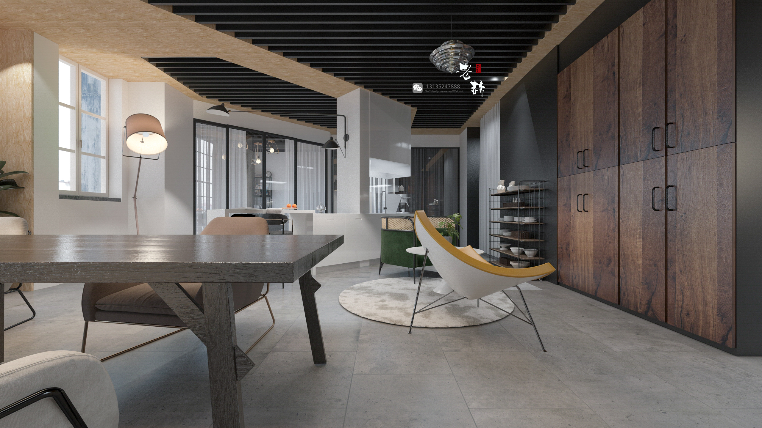 宇洋西海工业风工作室-2