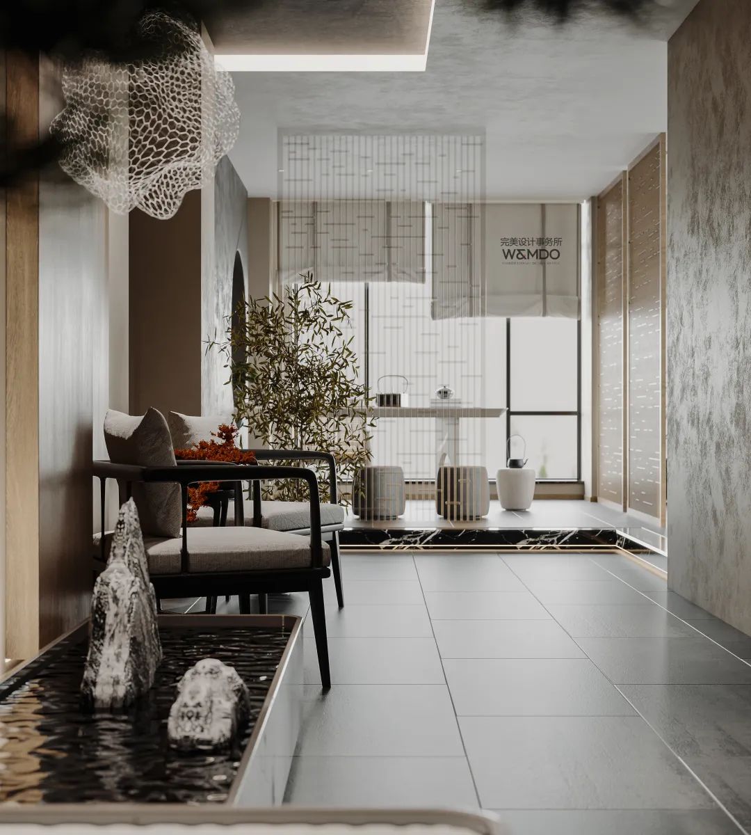 禅意茶楼 · 自然与人文共生的诗意图景丨中国乐山丨本岸-18