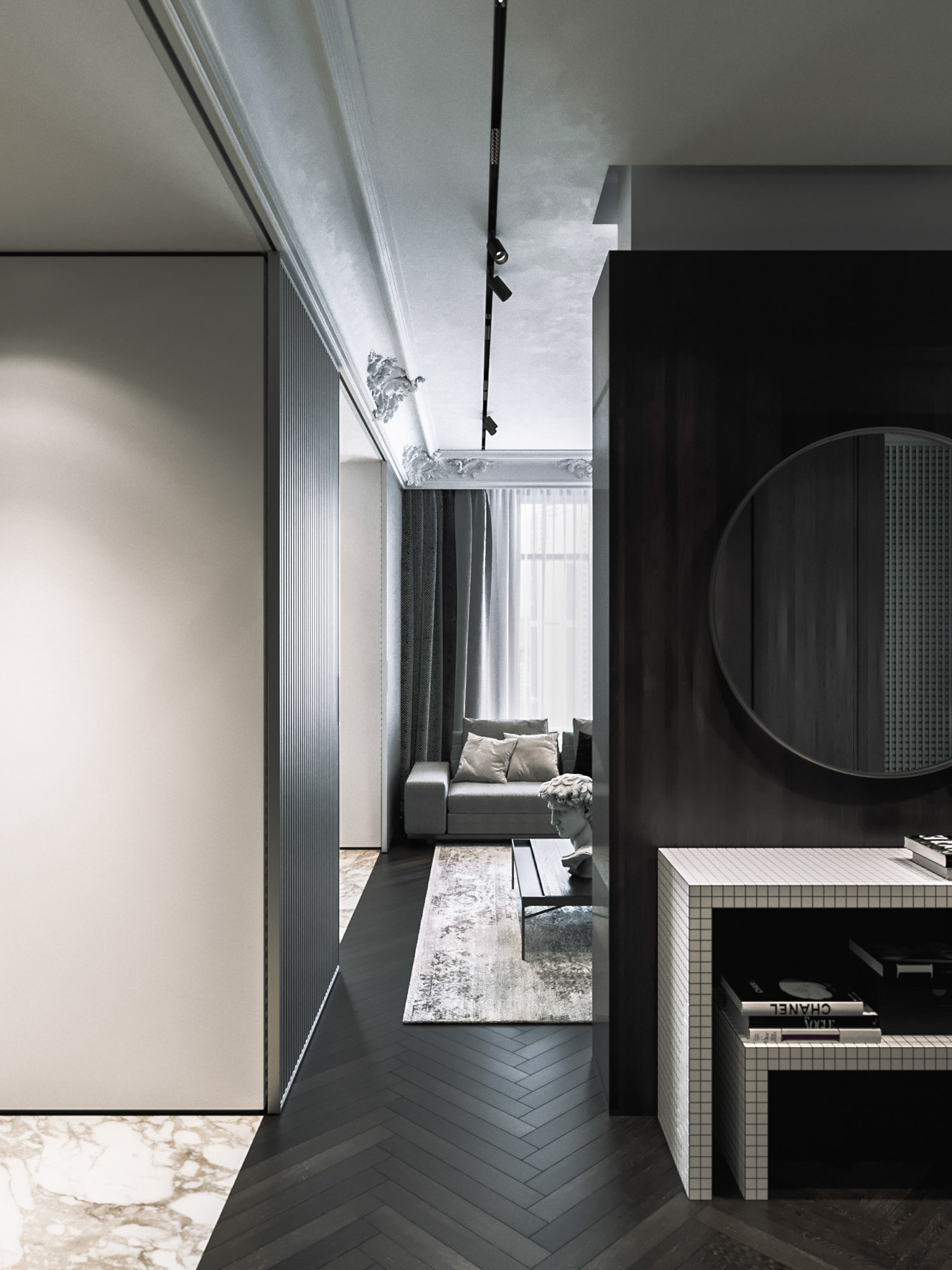 136平 欧式元素 点缀的现代空间-8