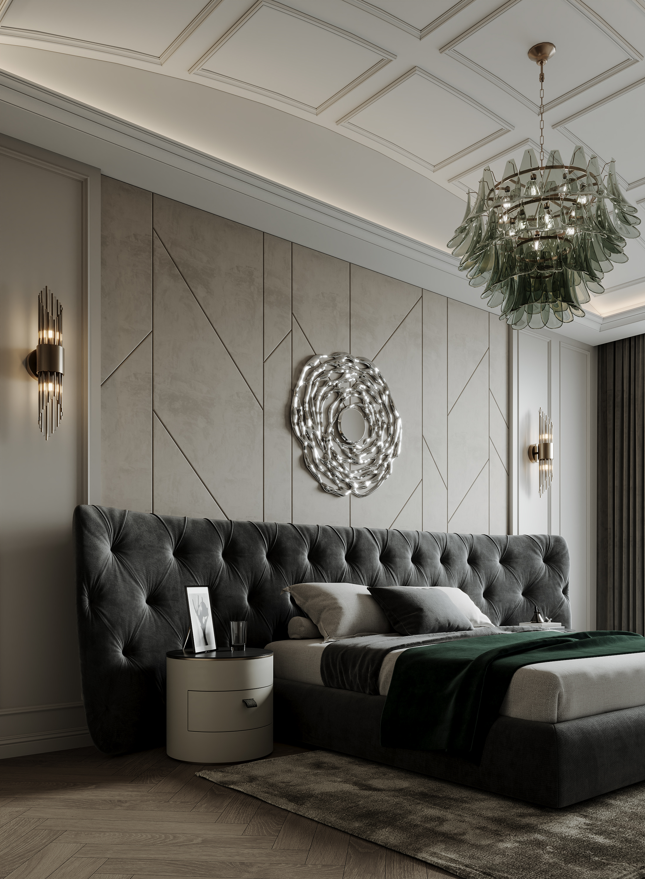 美式轻奢别墅空间表现-23