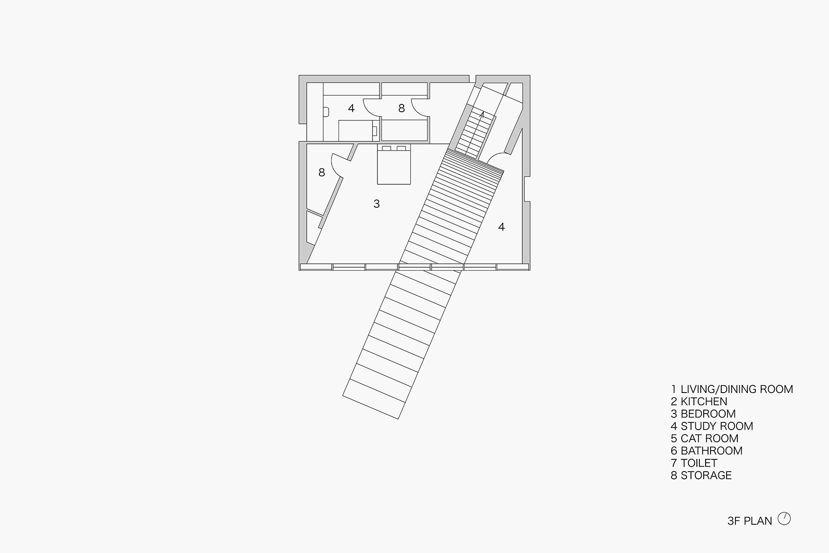 楼梯住宅，东京 / nendo-99