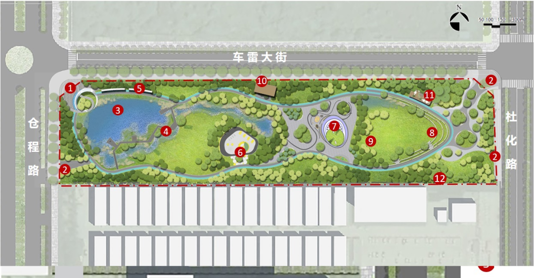 渭南市车雷公园（一期）及地下停车场丨中国渭南丨清华大学建筑设计研究院有限公司-42