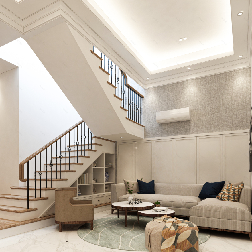 现代联排别墅室内设计丨印度-14