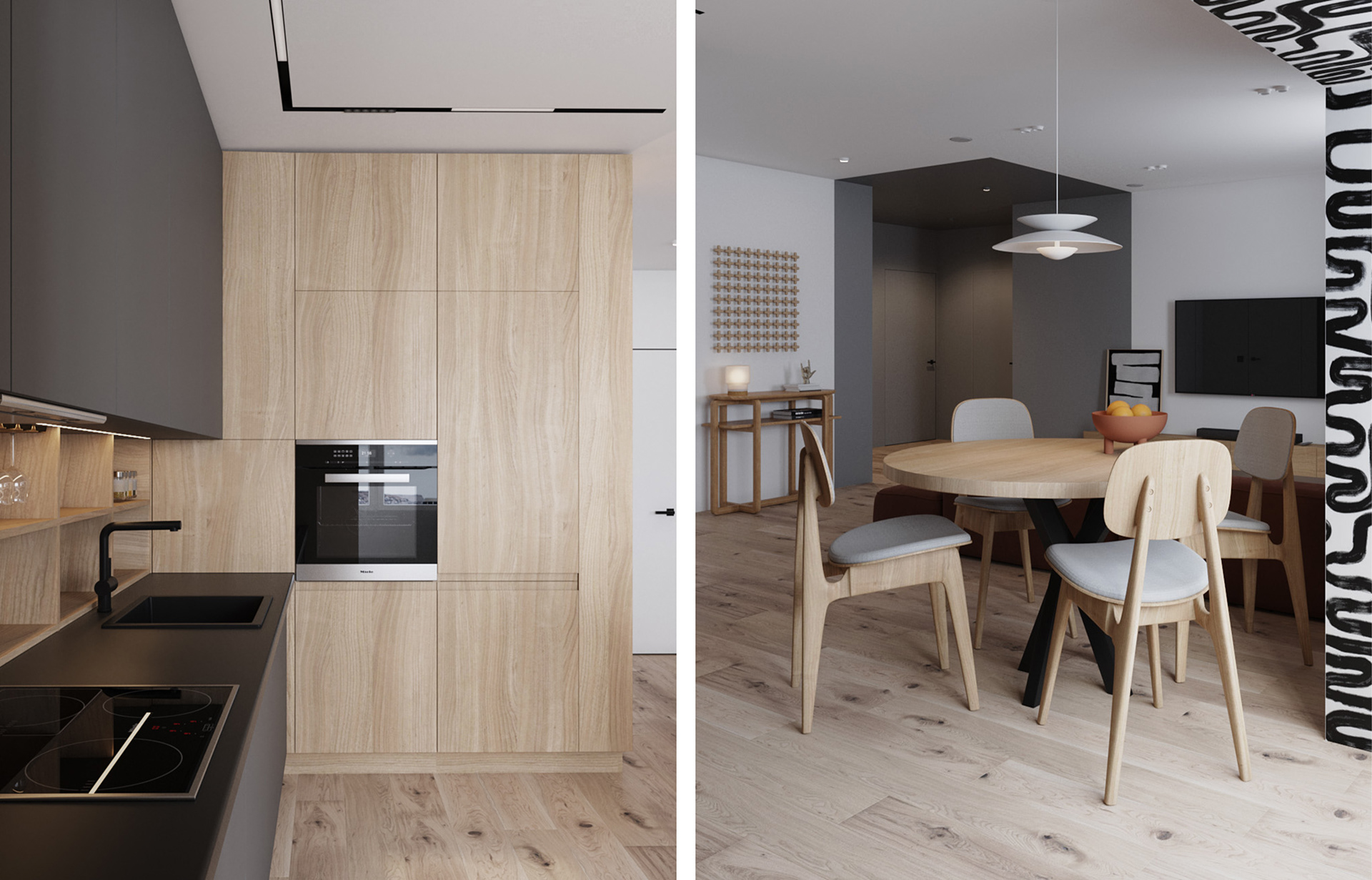 现代原木风公寓设计-2