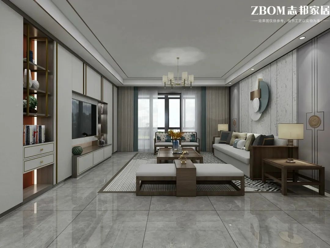 新中式风韵 | 眉山郑娟的 100㎡空间设计-29