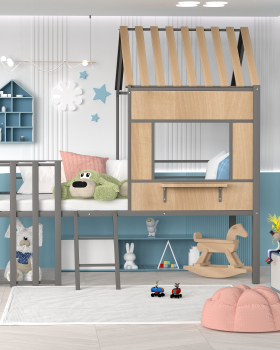 时尚简约风儿童床