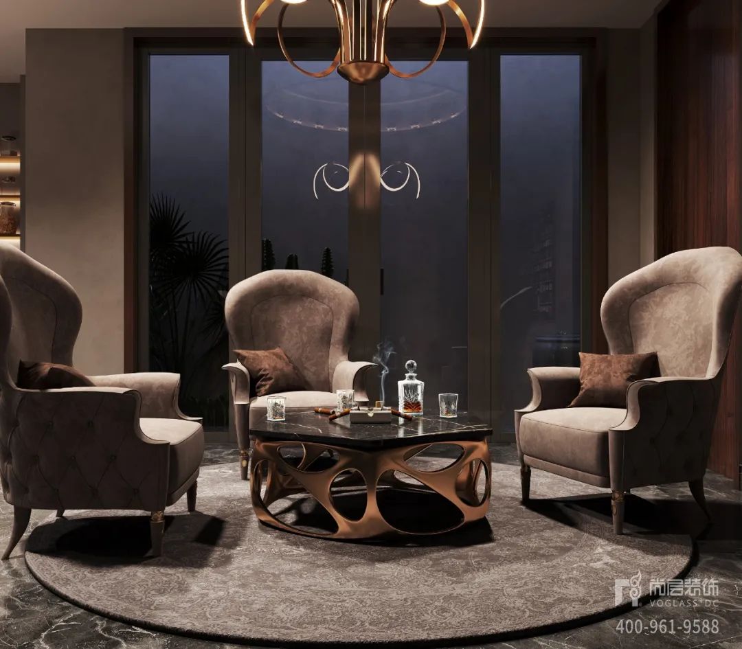 尚层装饰 | 张永吉 | 深色系空间设计，细节展现生活品质-20