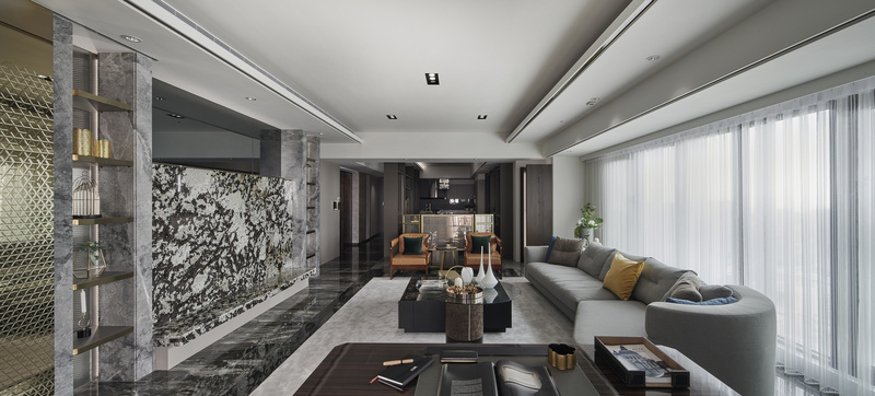 金属元素融入的雍恬雅逸邸设计-4