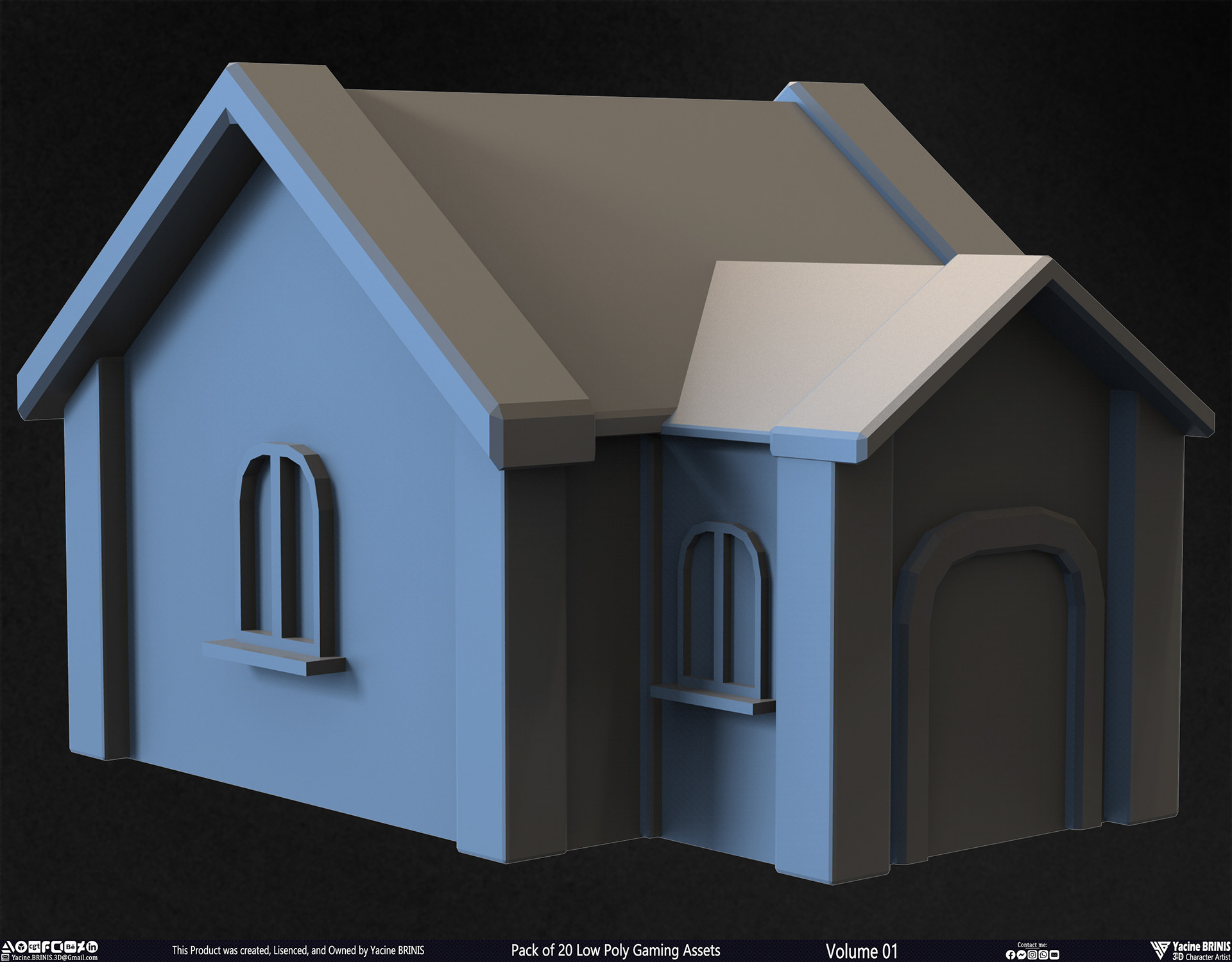 20 个低多边形游戏资产包丨Yacine BRINIS-3
