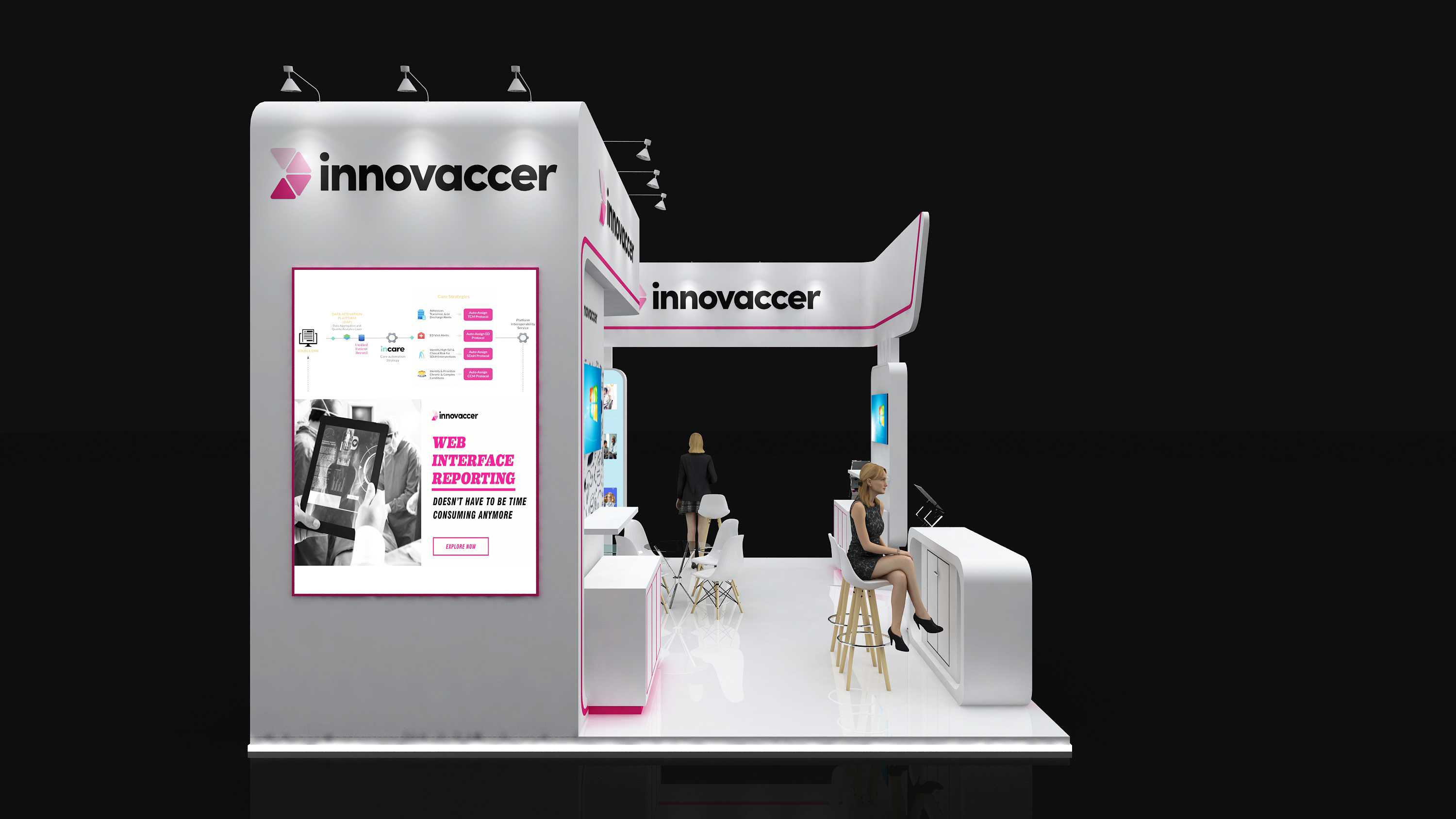INNOVACCER 6X5M STALL DESIGN IN DUBAI-6