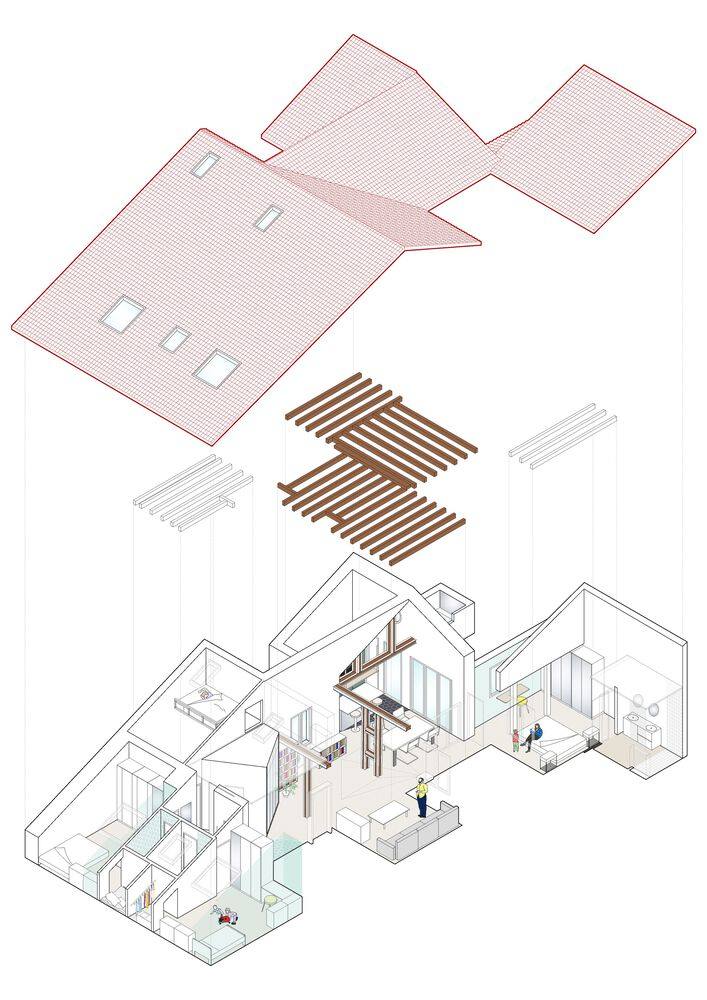 马德里 Justicia 社区顶层公寓翻新工程丨西班牙马德里丨gon architects-41